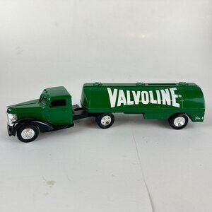 Valvoline Diecast Green & Black Diamond T Cab Tanker Truck Model Bank